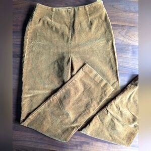 Vintage L.L. Bean Corduroy Pants Women's Size 6 Tall Gold Brown High Waist EUC